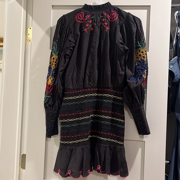 Farm Rio Tapestry Embroidered Mini Dress - Picture 7 of 10